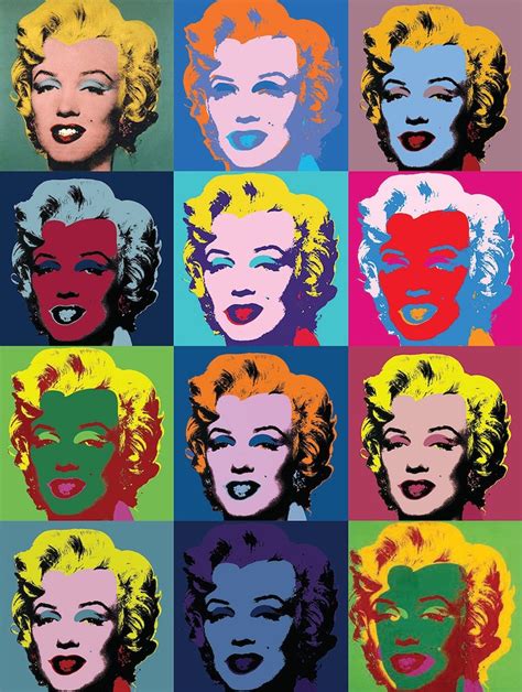 andy warhol marilyn monroe paintings.